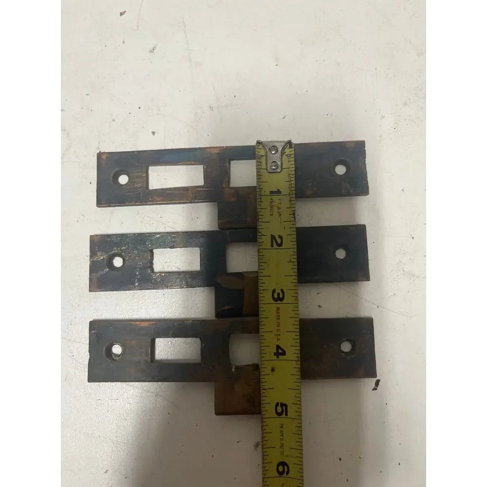 Antique/Vintage Style Door Strike Plate, Mortise, Striker, 5-1/4